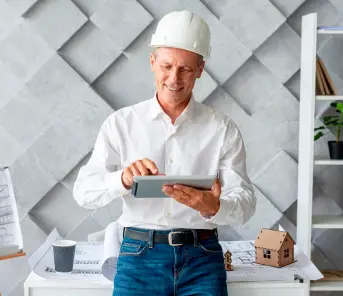 Men with tab Owners & Developers preview men with tab